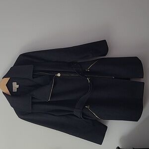 Michael Kors Womens Coat Grey Wool 1X